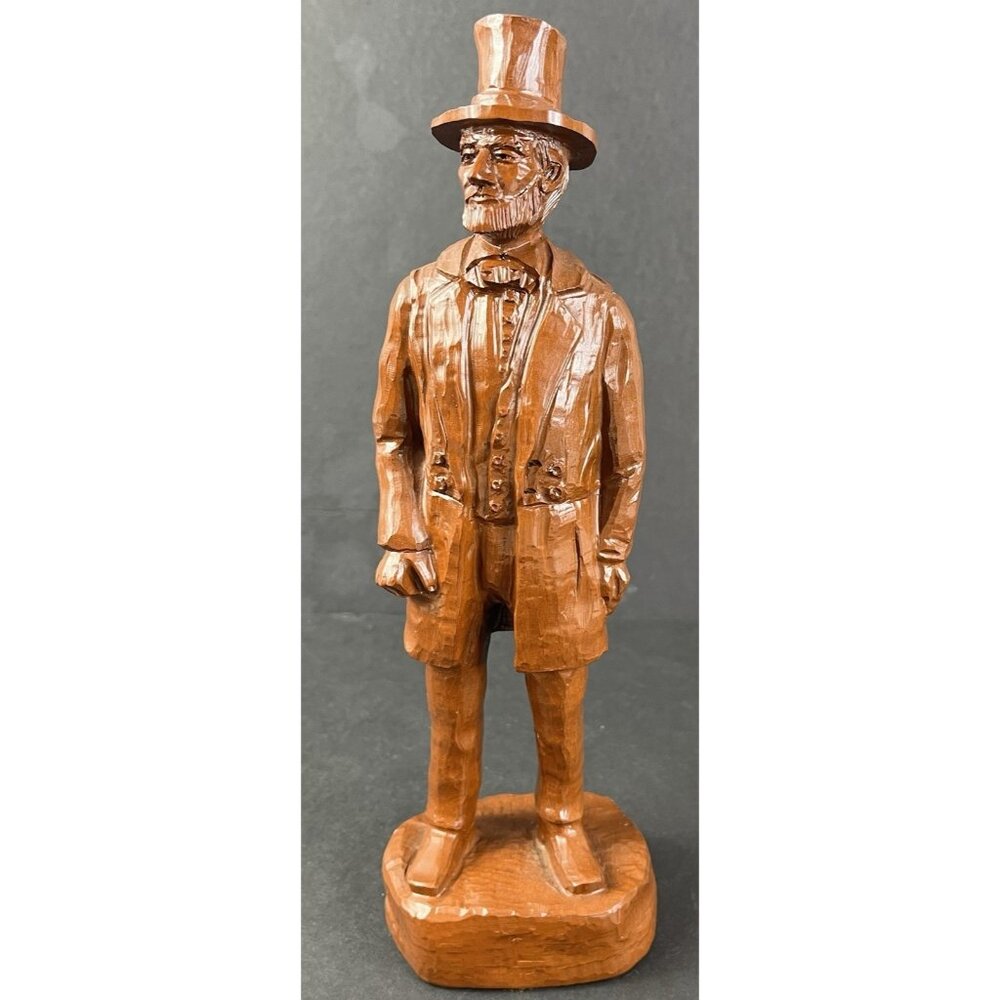Rare Vtg President Abraham Lincoln Figure Handcrafted 10” 1997 Civil War Statue
